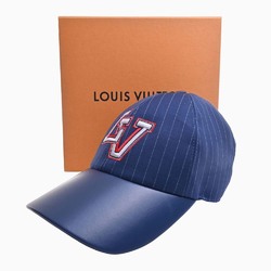 Louis Vuitton LV Varsity Cap Navy Wool. Size M