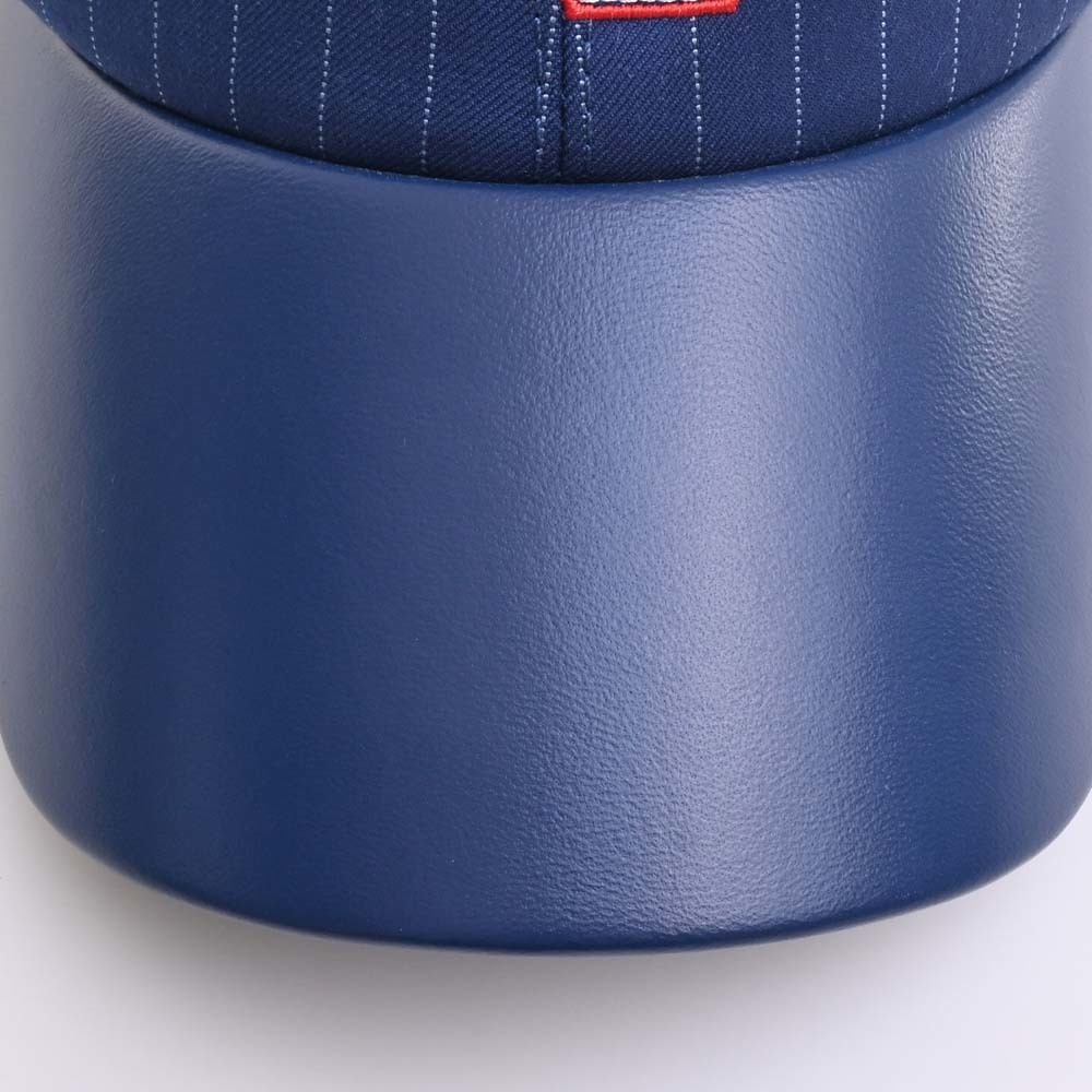 LOUIS VUITTON Wool Leather LV Varsity Baseball Cap #M M7007M Blue Ladies