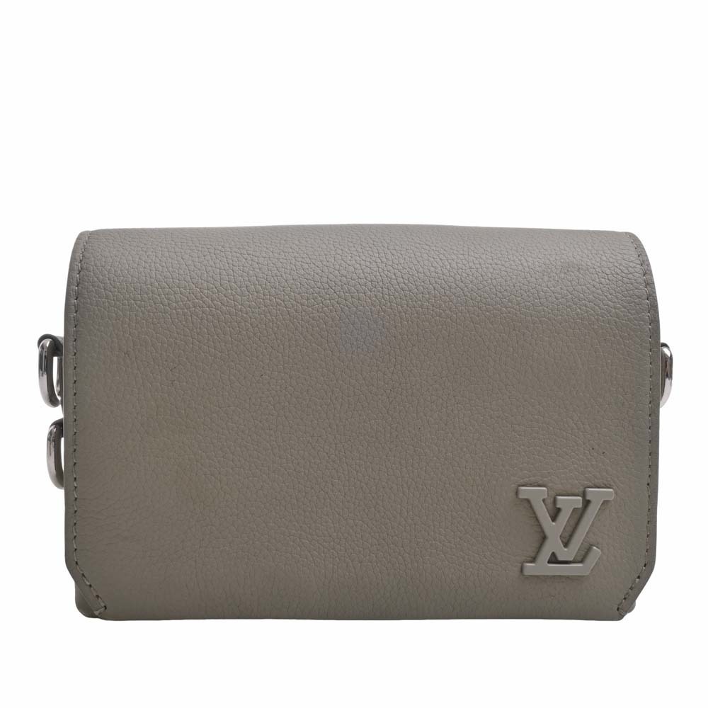 LOUIS VUITTON LV Aerogram Fastline Leather Wearable Shoulder Bag M82281  Green Men's