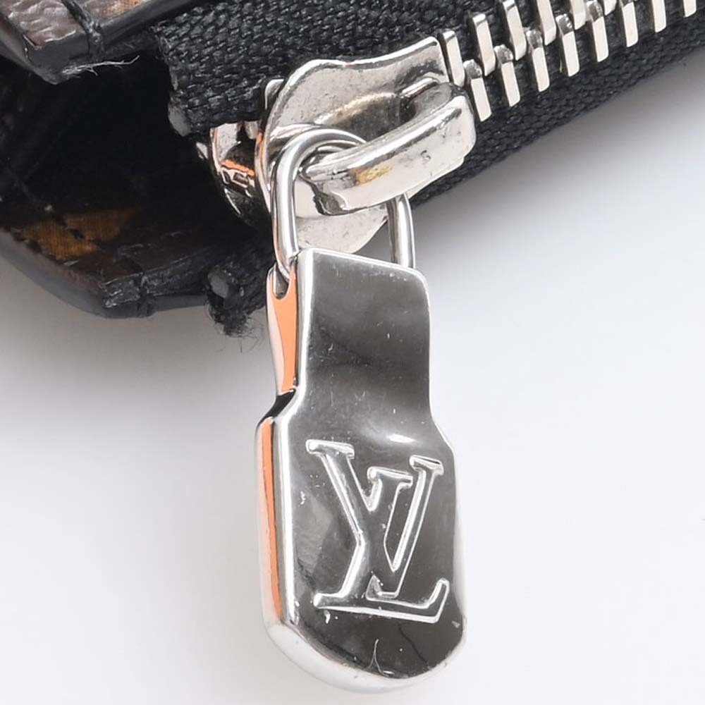 Louis Vuitton Long Wallet Monogram Macassar Zippy Dragonne M69407 L-Shaped  Zipper S