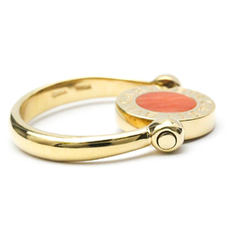 Bvlgari BVLGARI-BVLGARI Flip Ring Yellow Gold (18K) Fashion Coral,Onyx Band Ring Gold