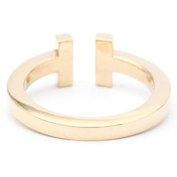 Tiffany T Square Ring Pink Gold (18K) Fashion No Stone Band Ring Pink Gold