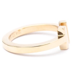 Tiffany T Square Ring Pink Gold (18K) Fashion No Stone Band Ring Pink Gold