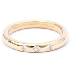 Tiffany Stacking Band Ring Elsa Peretti Pink Gold (18K) Fashion Diamond Band Ring Carat/0.06 Pink Gold