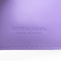 Bottega Veneta Intrecciato Zipper Wallet Women's Leather Wallet (bi-fold) Light Purple