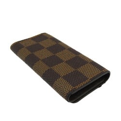 Louis Vuitton Damier Multicle 4 N60385 Men,Women Damier Canvas Key Case Brown