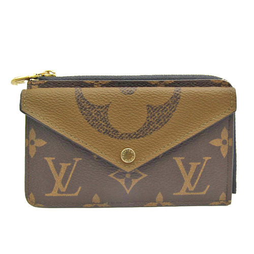 Louis Vuitton Monogram Coin Case Porto Cult Recto Verso M81303 Monogram  Reverse Card Case Brown