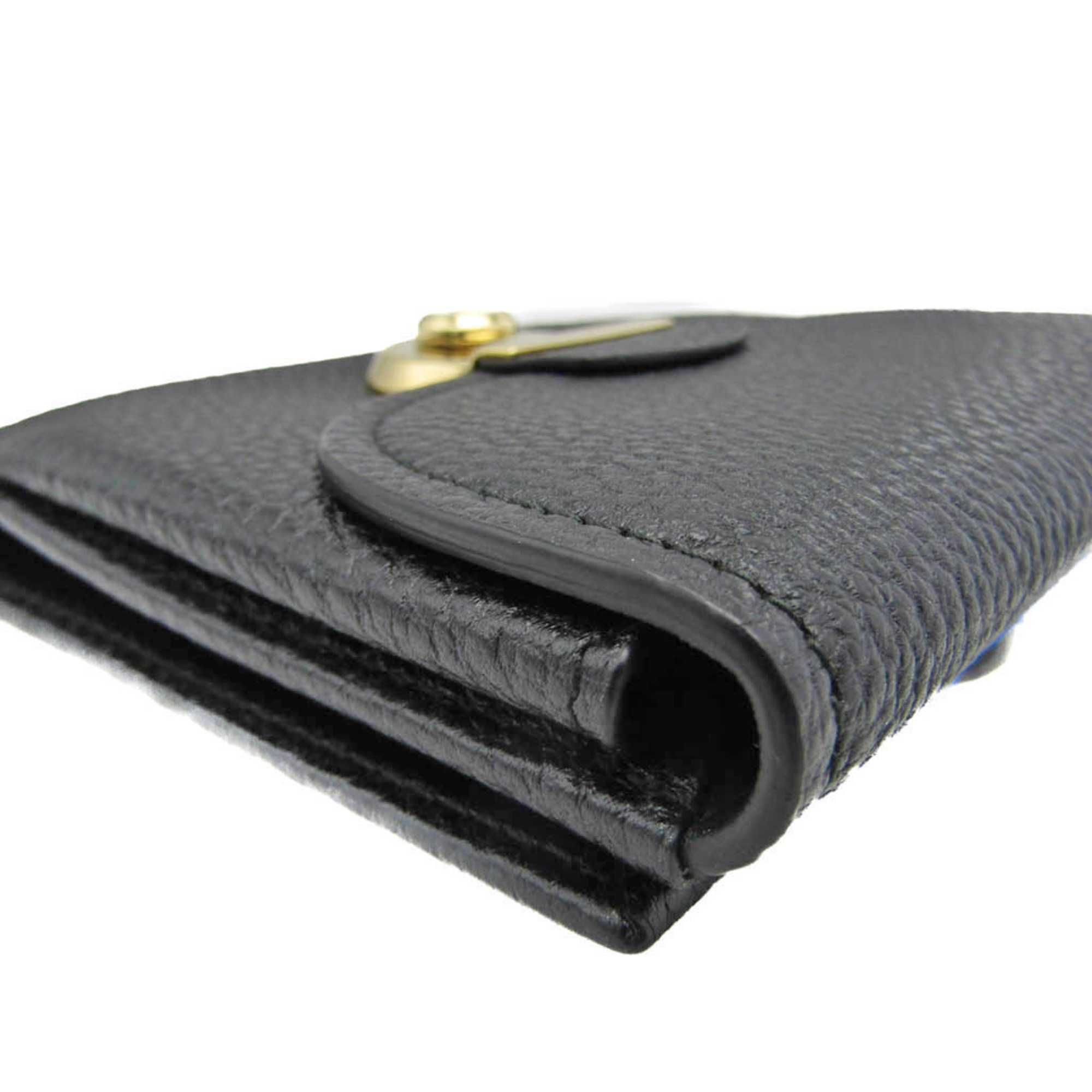 Salvatore Ferragamo Leather Wallet (tri-fold) Black