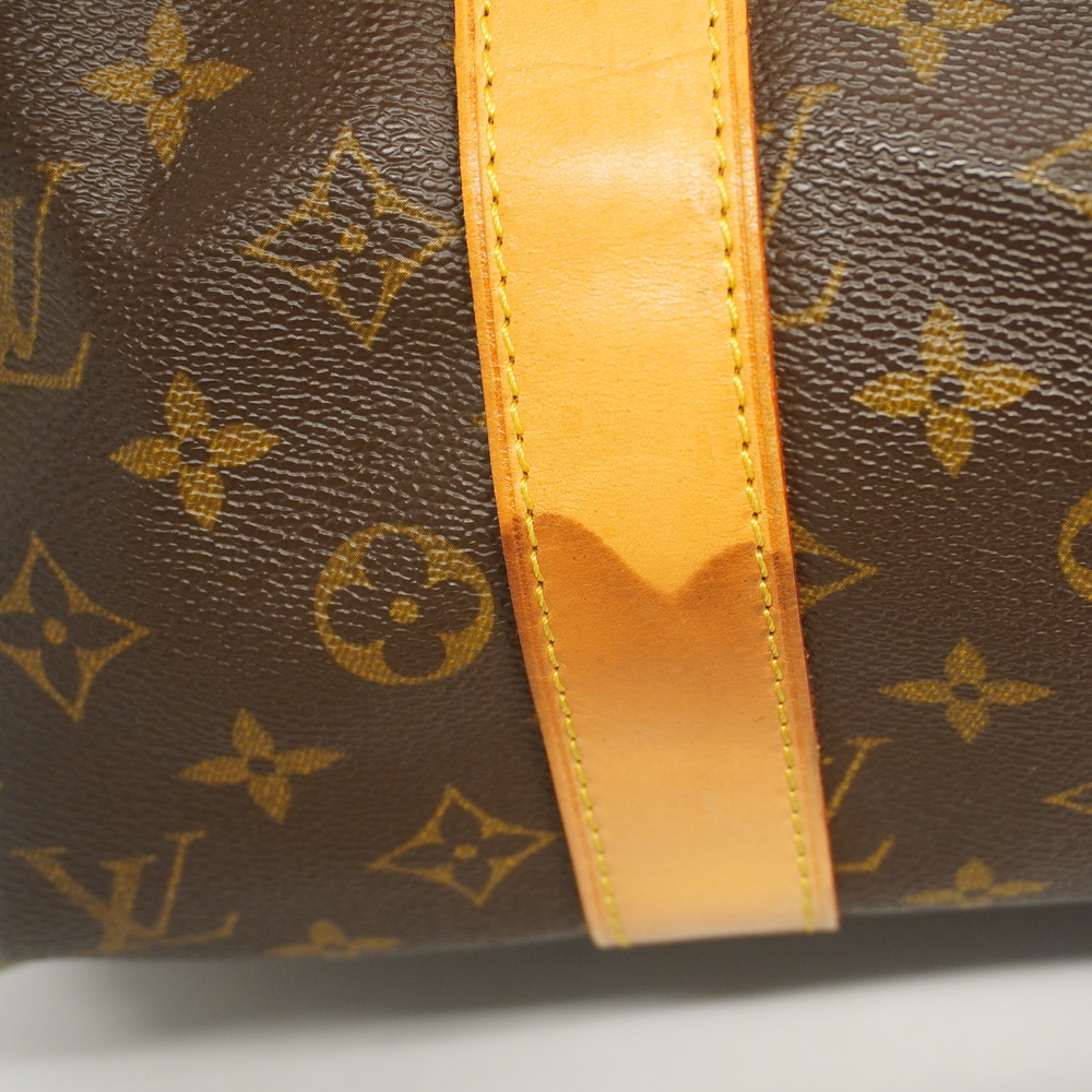 LOUIS VUITTON Louis Vuitton Carryall M40074 Monogram Brown Gold Hardware  Boston Bag Handbag
