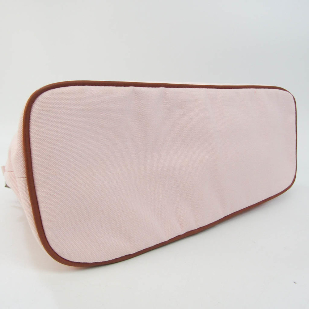 Hermes Hermès Pochette Bolide Pink Canvas Clutch Bag ()
