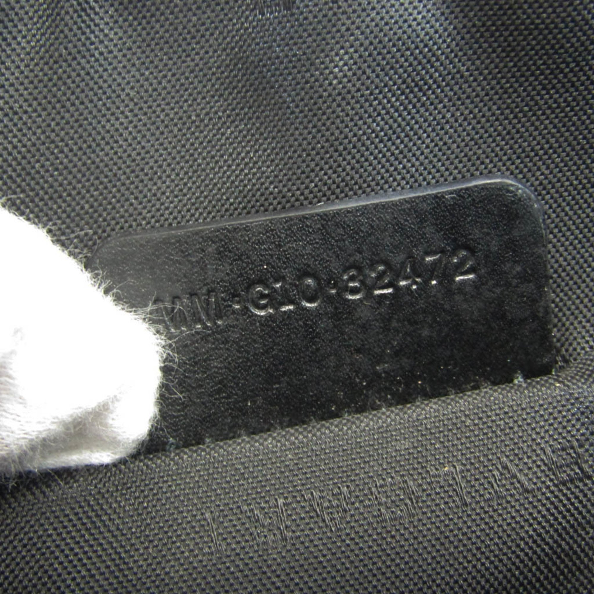 Bvlgari Weekend 32472 Unisex PVC,Leather Shoulder Bag Black,Charcoal Gray