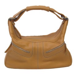 Tod's Women's Leather Shoulder Bag Light Brown