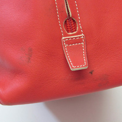 Loewe Women's Leather Handbag Coral Red