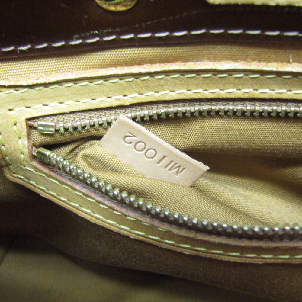 Louis Vuitton Bronze Monogram Vernis Leather Reade PM Bag