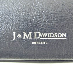 J&M Davidson ELLE With Studs Men,Women Leather Shoulder Bag Dark Navy