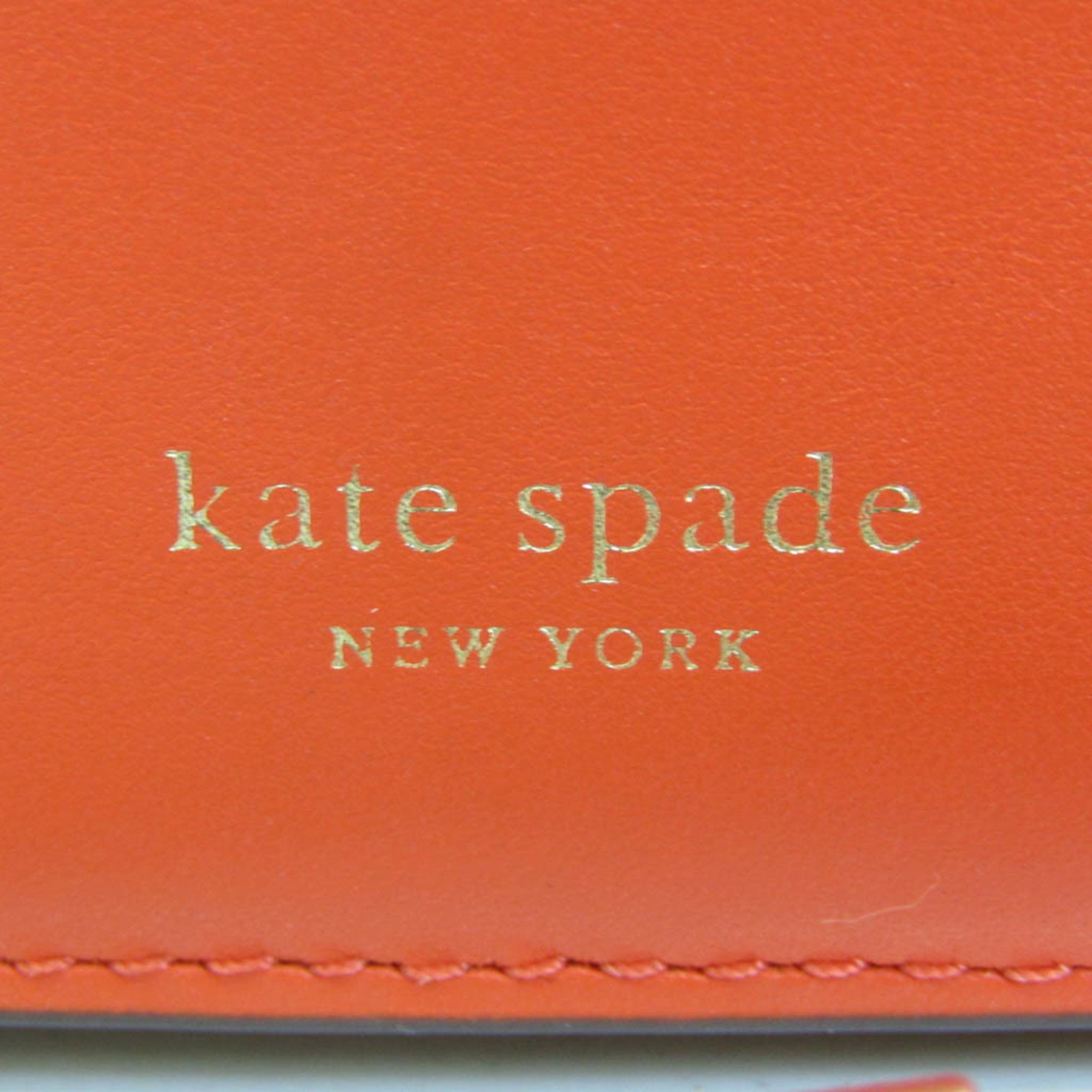 Kate Spade Nicola Twist Lock PXRUB187 Women's Leather,Wood Shoulder Bag Orange