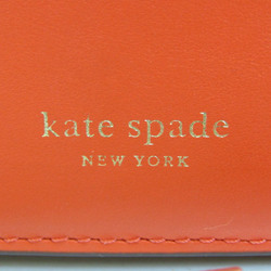 Kate Spade Nicola Twist Lock PXRUB187 Women's Leather,Wood Shoulder Bag Orange