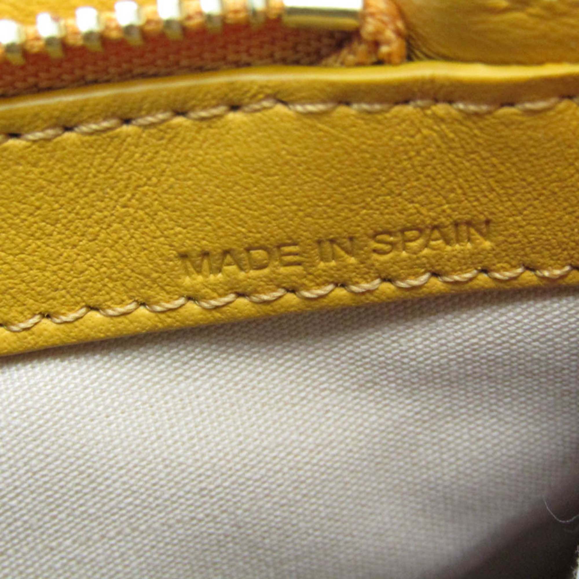 Chloé Roy CHC18UP021H1Z214 Women's Leather Shoulder Bag Yellow