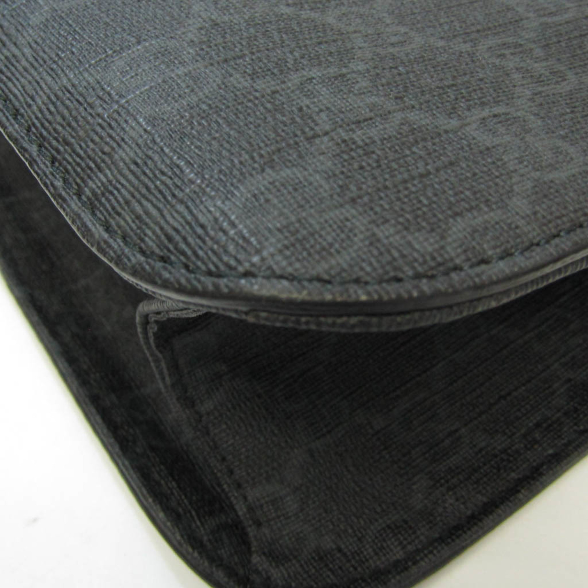 Gucci GG Supreme 322072 Men's Coated Canvas Handbag,Tote Bag Black,Dark Gray