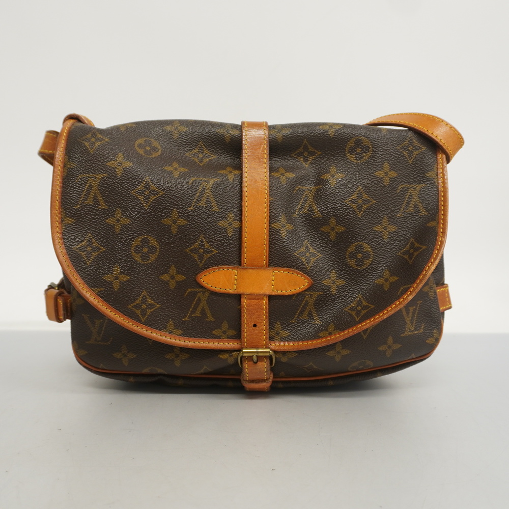 Auth Louis Vuitton Monogram Saumur 30 M42256 Women's Shoulder Bag