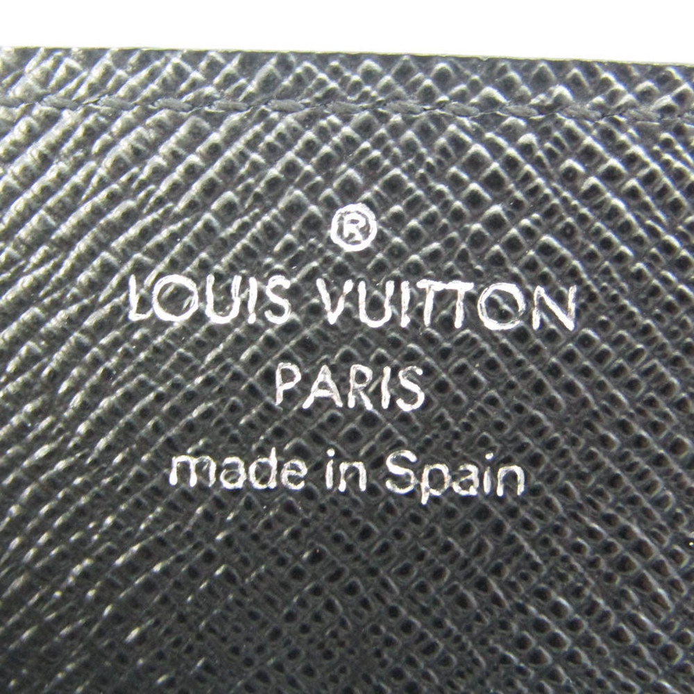 Louis Vuitton Taiga Porte Valeurs Cartes Credit Long Wallet Card Case  Ardoise
