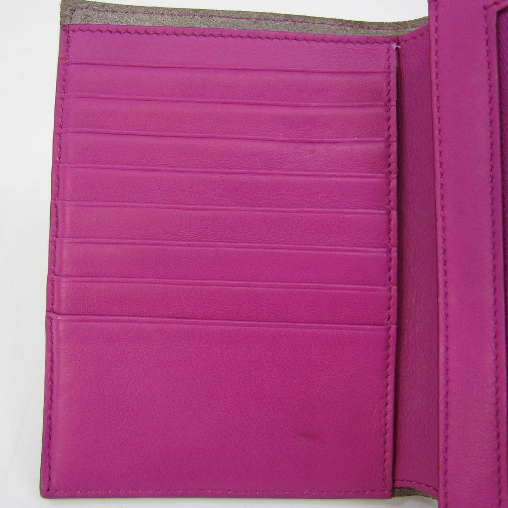 Small Bi-Fold Wallet - Fuchsia