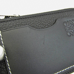 Loewe Coin Card Holder C660Z40X04 Leather Card Case Black