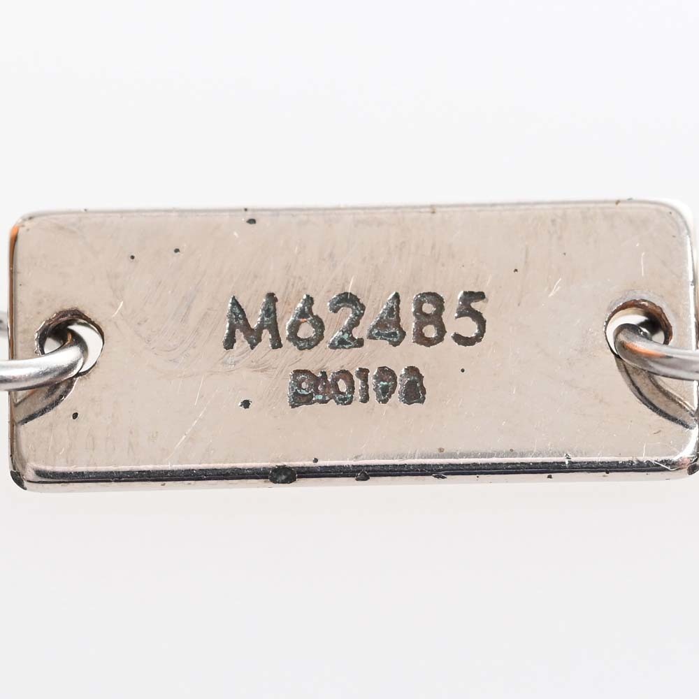 LOUIS VUITTON RingNecklace Size M Silver M62485 Monogram Metal