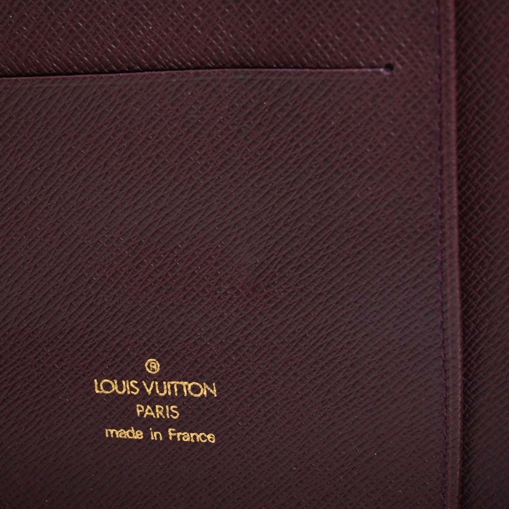 Louis Vuitton Atoll Organizer Taiga Wallet Brown For Women