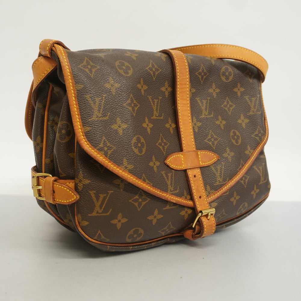 Louis Vuitton Shoulder Bag Flap Crossbody M42256 Brown Monogram