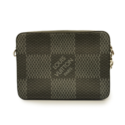 LOUIS VUITTON E SLING BAG IN GRAPHITE 3D COMES WITH THE