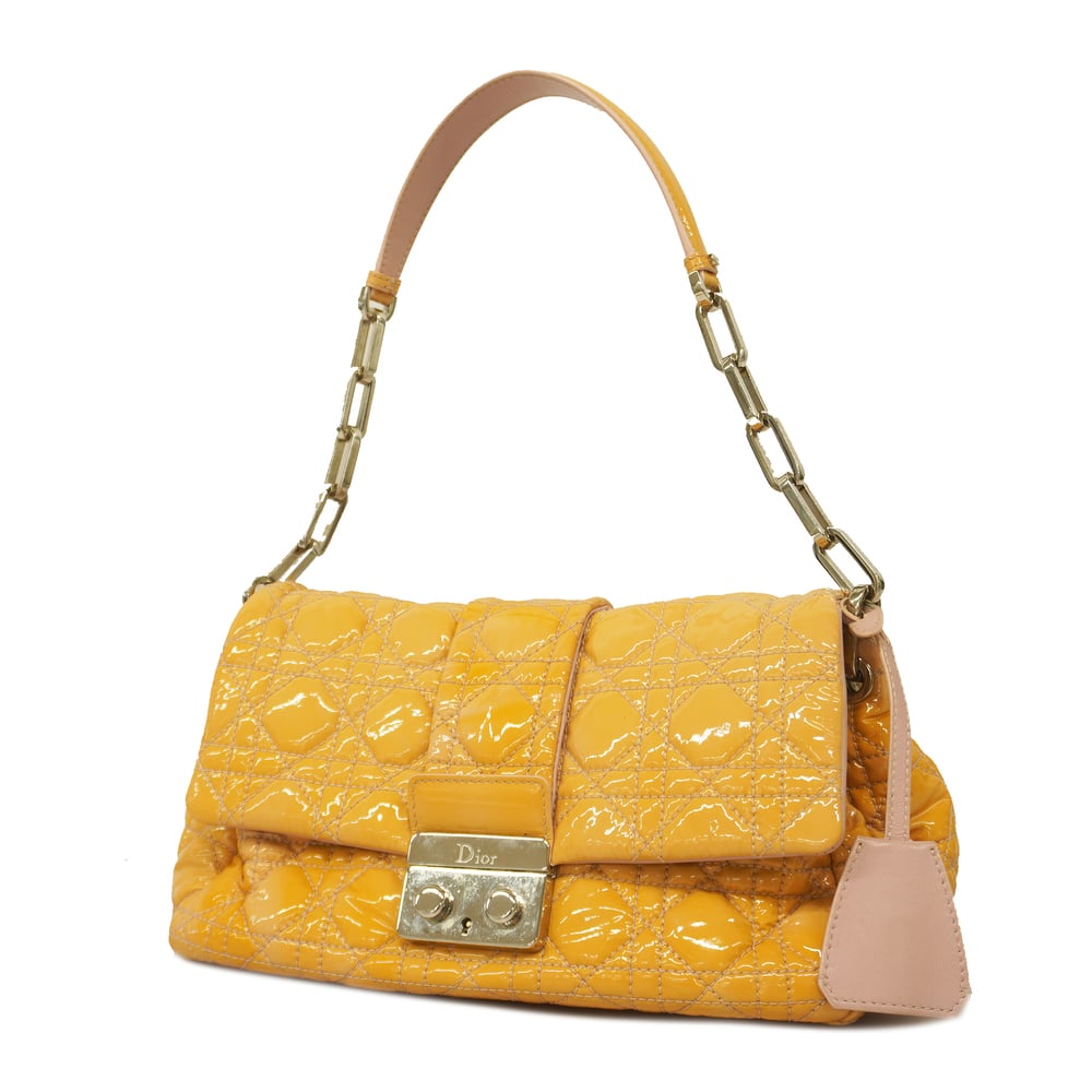 Christian Dior Yellow Shoulder Bags