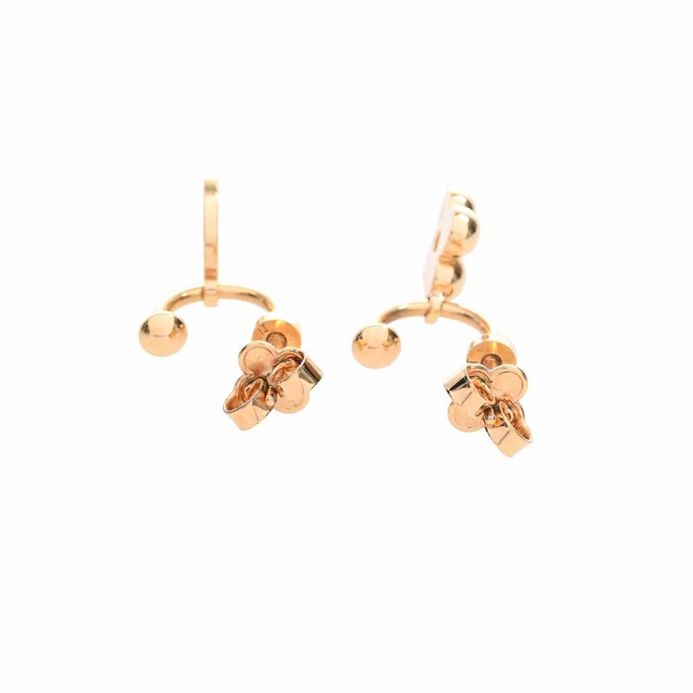 LOUIS VUITTON Bookle Doreille Blooming Earrings M64859 Gold Women's