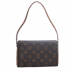 LOUIS VUITTON Monogram Recital Shoulder Bag M51900 Brown Women's