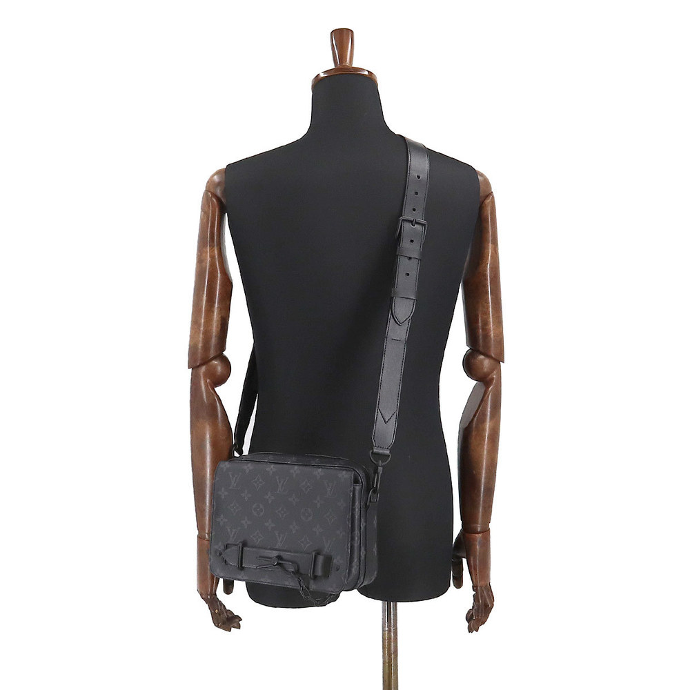 Louis Vuitton M45585 Steamer Shoulder Bag Monogram Eclipse Men's LOUIS  VUITTON