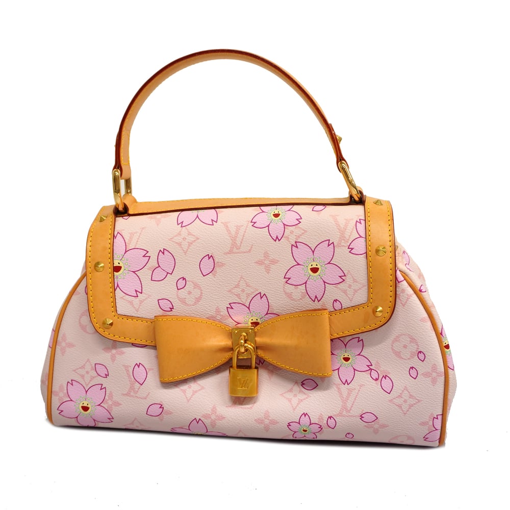Auth Louis Vuitton Monogram Hand Bag Cherry Blossom Sac Retro PM