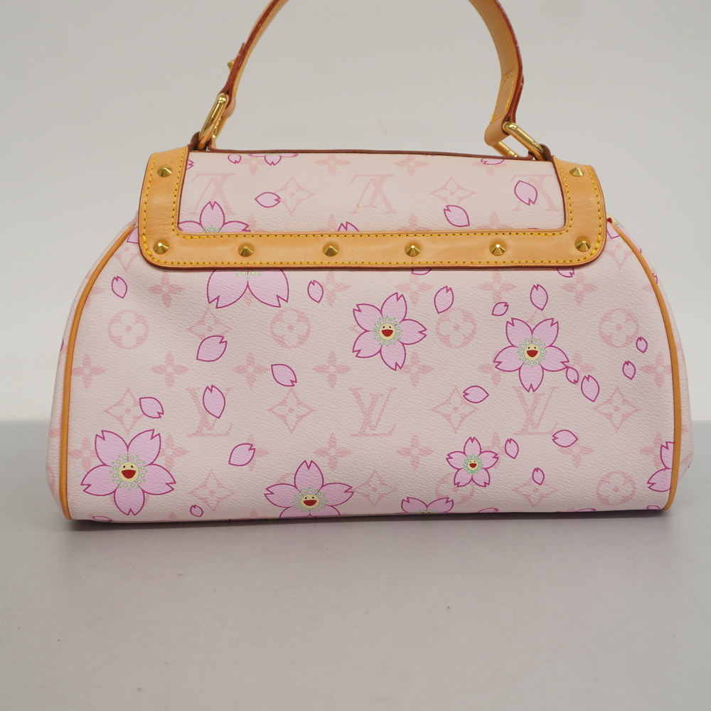 Auth Louis Vuitton Monogram Hand Bag Cherry Blossom Sac Retro PM M92013
