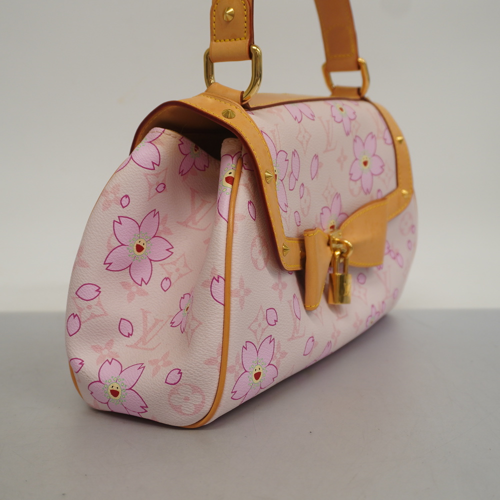 Auth Louis Vuitton Monogram Hand Bag Cherry Blossom Sac Retro PM M92013