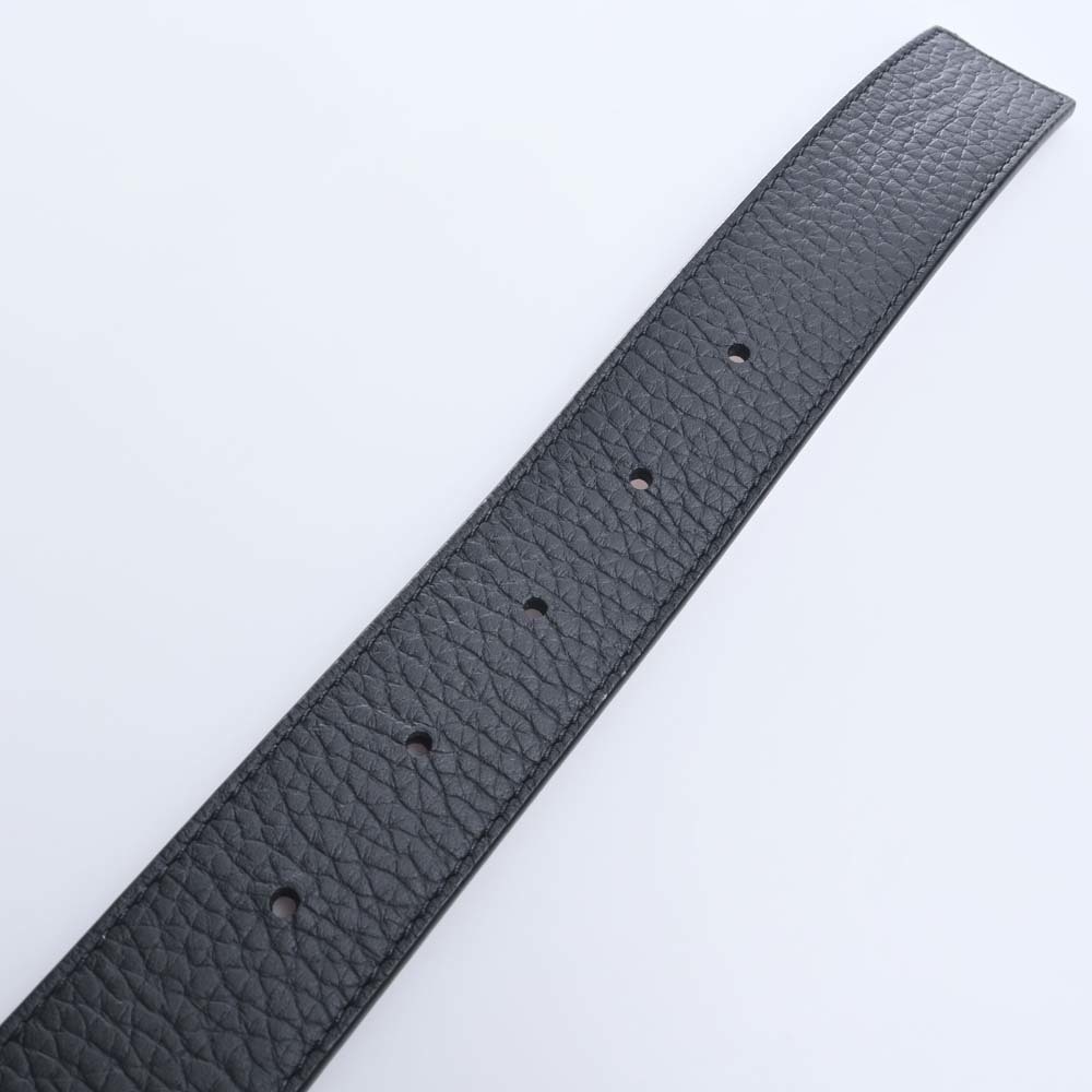 Louis Vuitton LOUIS VUITTON Monogram Suntulle LV Initial Reversible Belt  #80/32 M9821 Brown/Black 98cm Women's