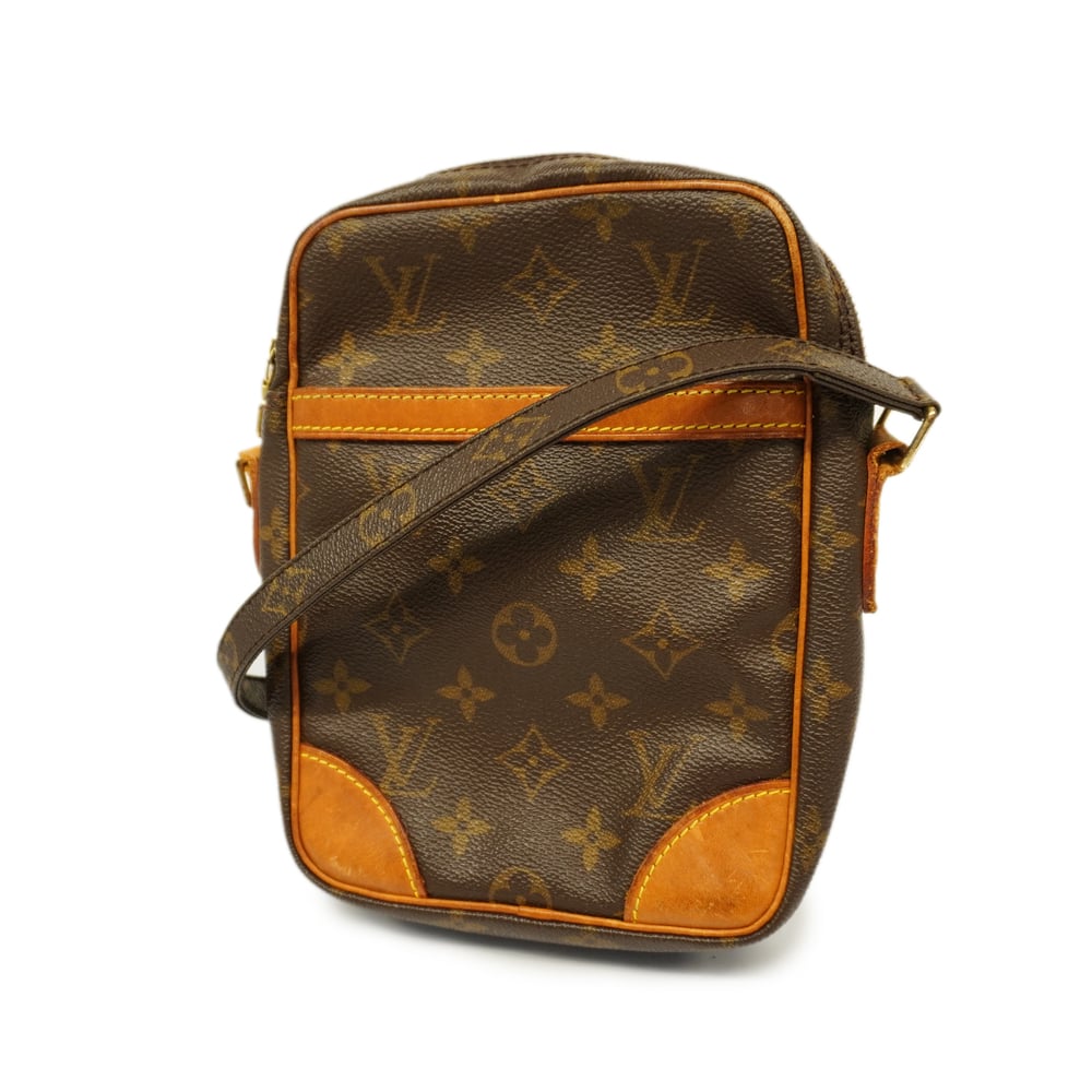 3ba0983] Auth Louis Vuitton Shoulder Bag Monogram Danube M45266