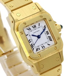 Cartier Santos Galbe SM Manufacturer Complete Watch K18 Yellow Gold/K18YG Ladies CARTIER