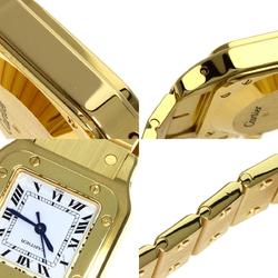 Cartier Santos Galbe SM Manufacturer Complete Watch K18 Yellow Gold/K18YG Ladies CARTIER