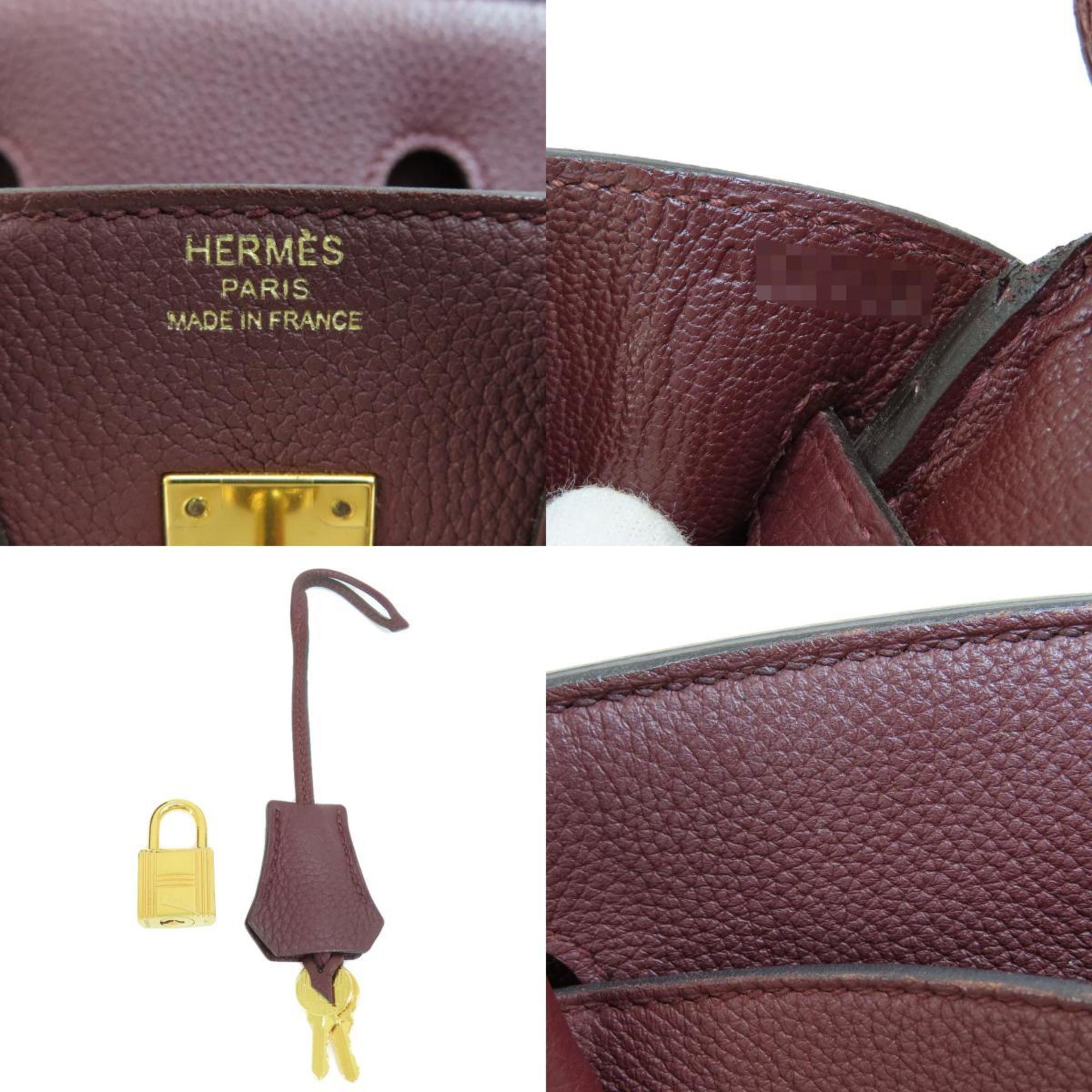 Hermes Birkin 25 Bordeaux Handbag Togo Women's HERMES