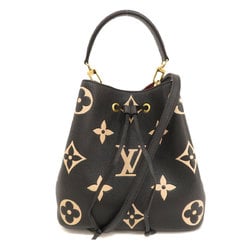 Louis Vuitton M45497 Neonoe MM Bicolor Black Beige Shoulder Bag Empreinte Women's LOUIS VUITTON