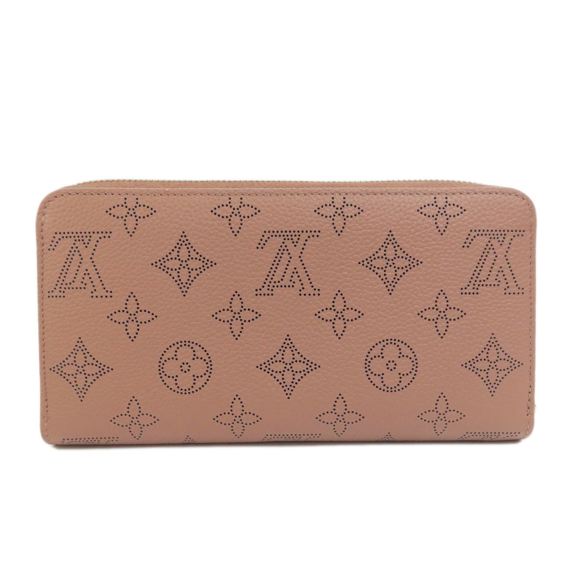 LOUIS VUITTON M61868 Zippy Magnolia Long Wallet Mahina Leather Women's