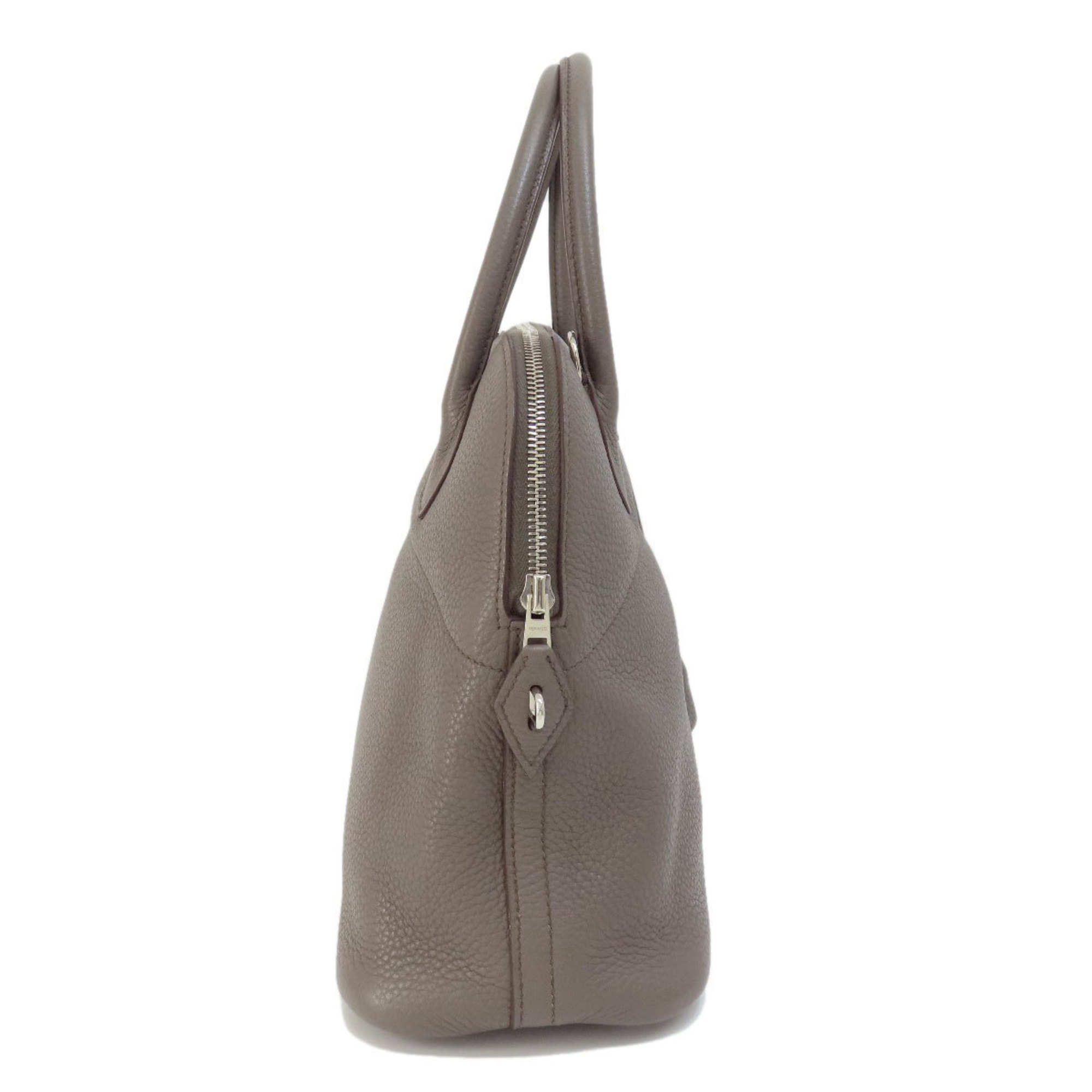 Hermes Bolide 31 Gray Handbag Taurillon Women's HERMES