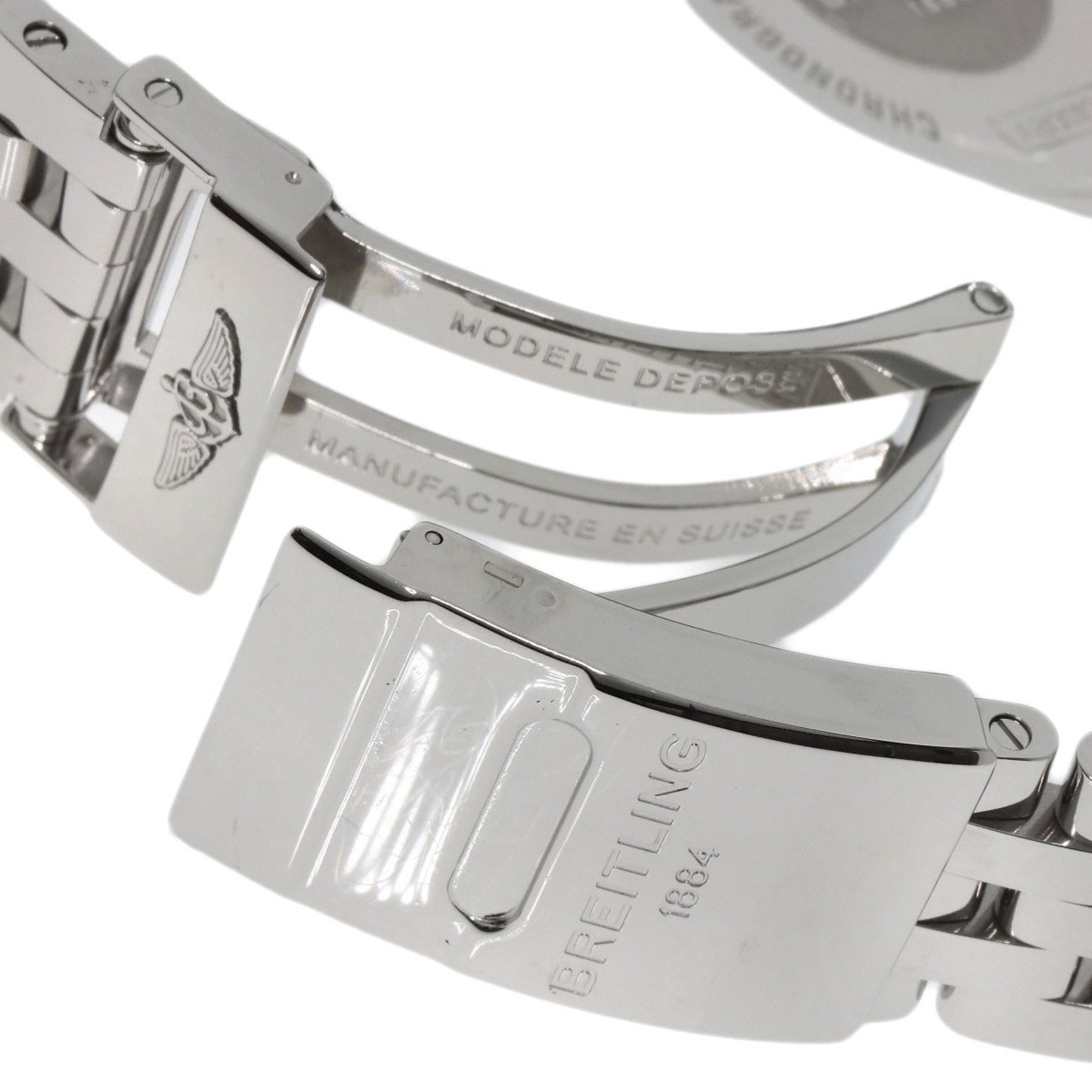Breitling AB0110 Chronomat 44 Watch Stainless Steel/SS Men's BREITLING