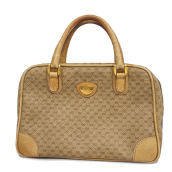 GUCCI-Sherry-Line-GG-Canvas-Leather-Shoulder-Bag-Beige-189751