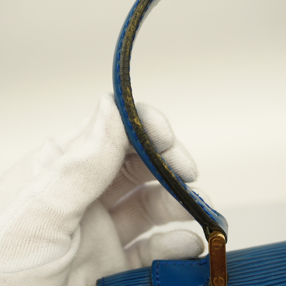 Auth Louis Vuitton Epi Speedy 35 M42995 Women's Handbag Toledo Blue