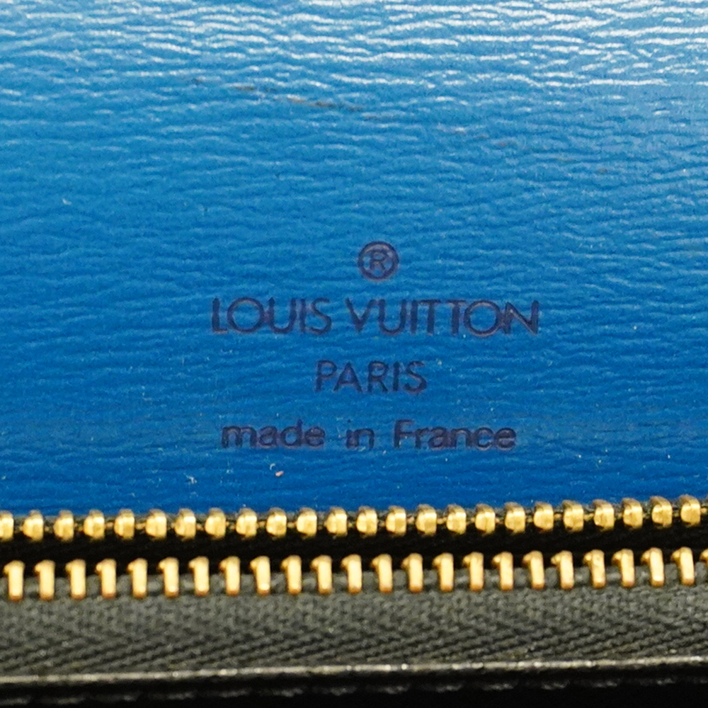 Blue Epi Leather Louis Vuitton Concorde